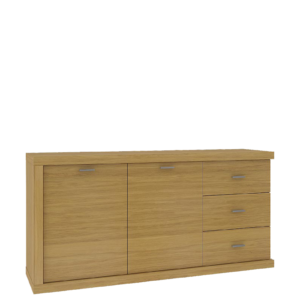drewniana szafka do sypialni